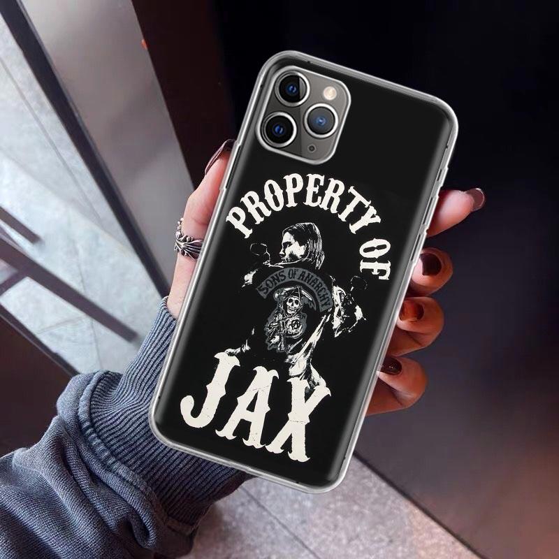 Custodia per Telefono TV Eua di Sons Of Anarchy per iPhone 17 Air 11 13 Mini 14 15 Plus 16 12 Pro Max 16E SE 7 8 Modello Copertura Posteriore Morbida in TPU