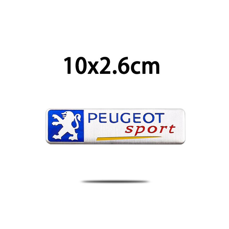 Car Emblem Sticker Accessories For Peugeot 206 307 308 207 3008 208 407 508 2008 5008 301 406 408 607 4008 Rifter RCZ Citroen DS