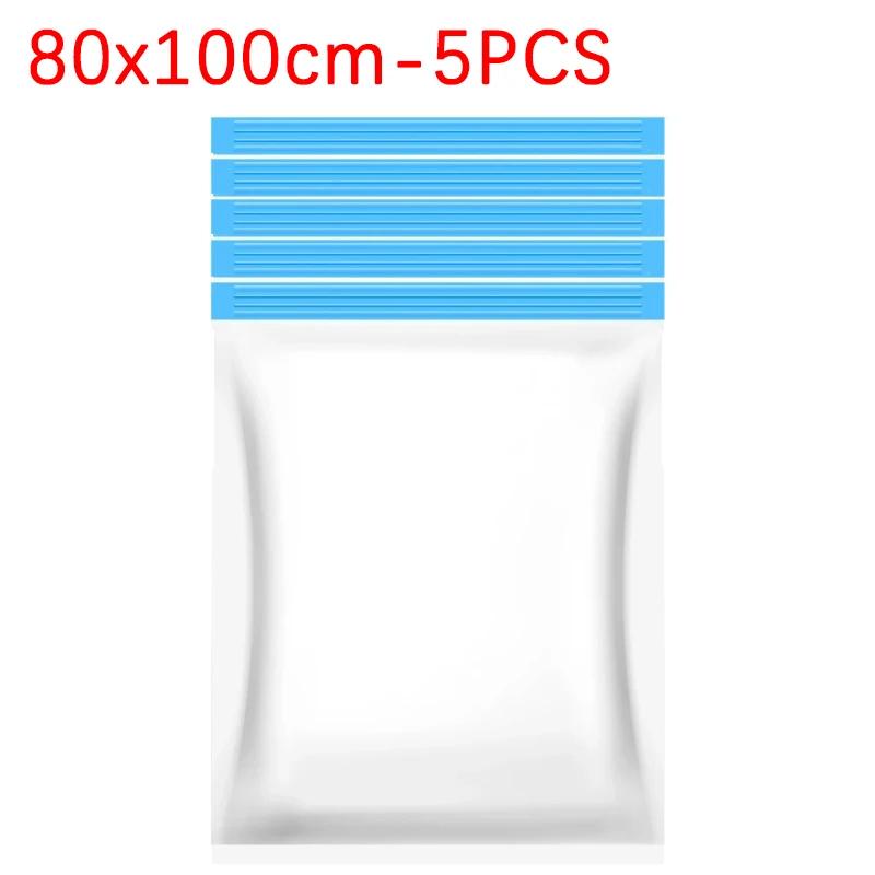 Transparent Vacuum Compression Bag Clothes Quilt Storage Bag Reusable Space Saving Vacuum Compression Bag Hand Pump Organiser