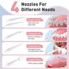 Electric Dental Oral Irrigator, Portable Water Flosser for Teeth Braces, Teeth Whitening Cleaning Tool For Home and Travel Use