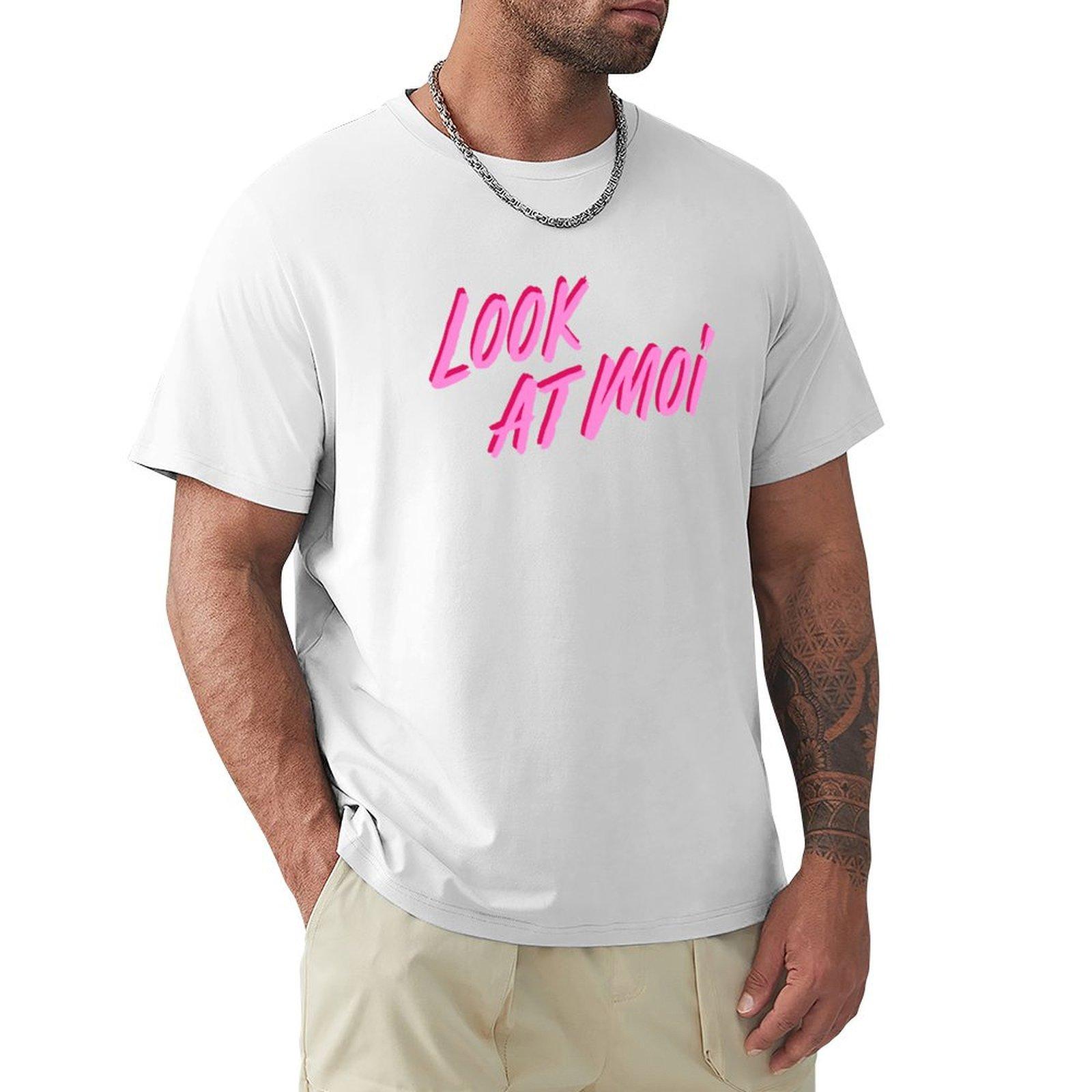 Look At Moi Tshirt Plus Size Short Sleeve Tshirt S