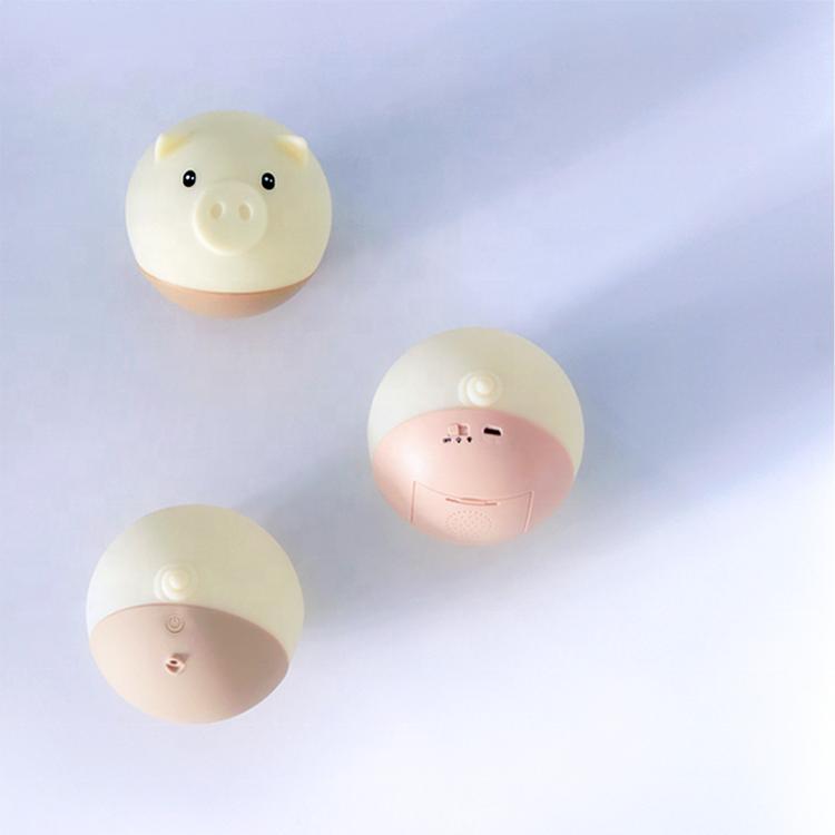 Personalised Kids Animal Pig Landscape USB Charging Light Led Night