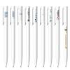 Same Brand Push-Button Signature Pen: Customizable Logo, Sleek White Design, Black Ink, Superior Writing Quality