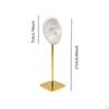 Ear Shaped Jewelry Earring Display Stand Copper Storage Rack for Retail Show Personal 6.7inch Tall