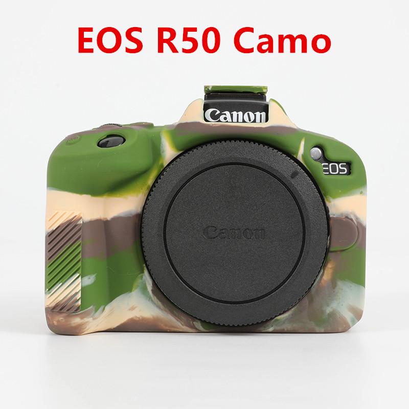 Soft Silicone Armor Camera Body Case For Canon EOS R10 R50 R100 R5 R6 R6II R7 R8 RP Protective Rubber Cover