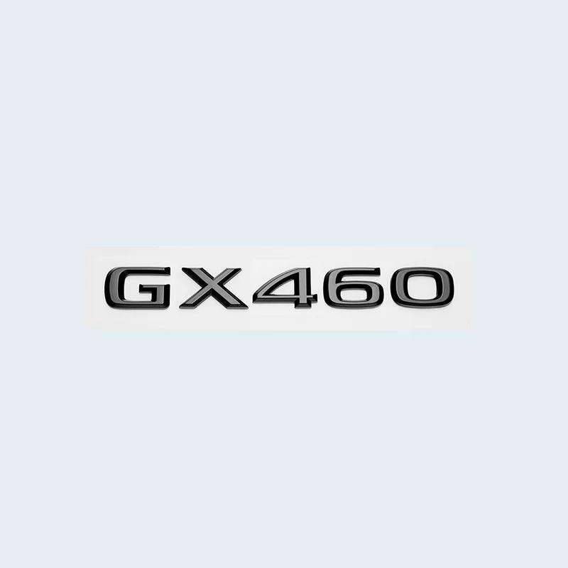 Glossy Black 3D ABS Letters Number GX400 GX460 GX470 Emblem For Lexus Car Trunk Logo Sticker Badge Accessories