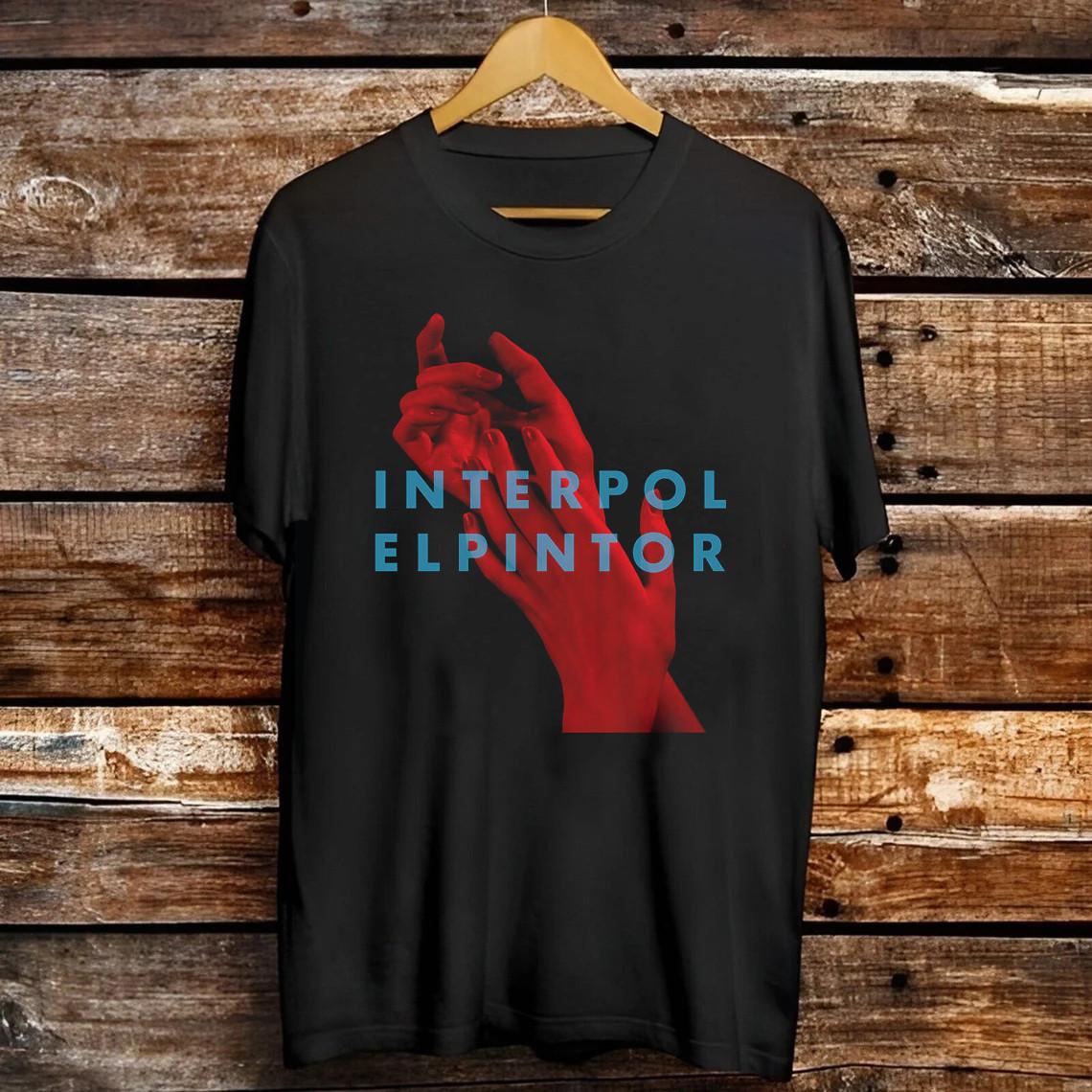 El Pintor Interpol Band Basic Black T Shirt Full Size S-5XL S