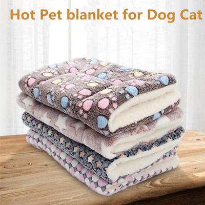 Pet Mat Thickening Warm Autumn Winter Cat Dog Blanket Anti-slip Cushion