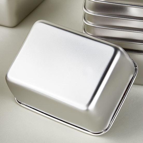 Stainless Steel Lunch Box with Lid Airtight Square Bento Box for Meal Prep Lunch Refrigerator Stackable Oven Safe Food Storage Container