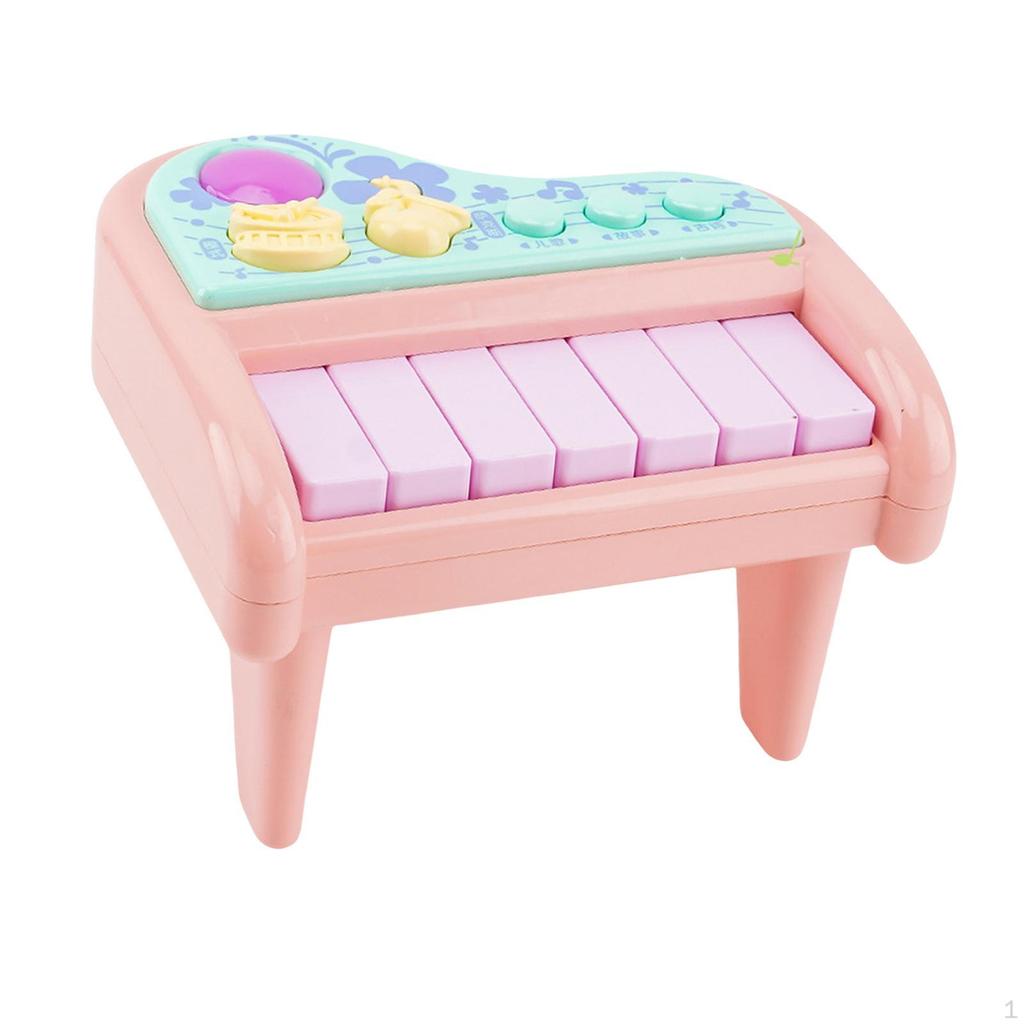 Baby Music Piano Toy Sensory Birthday Gift with Light Sounds Electronic for Boys
