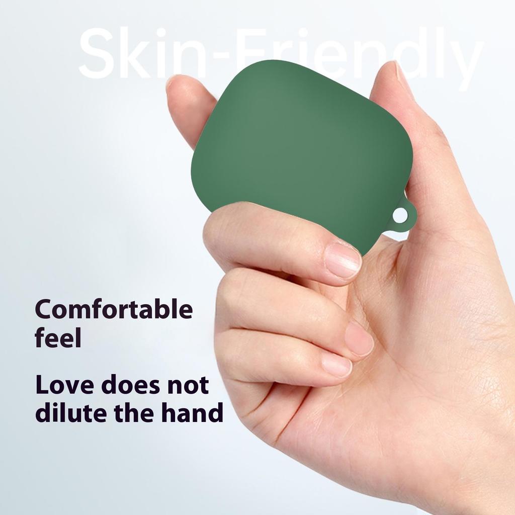 For Xiaomi Redmi Buds 7s Protective Case Bluetooth-Compatible Earphones Silicone Cover with Hook