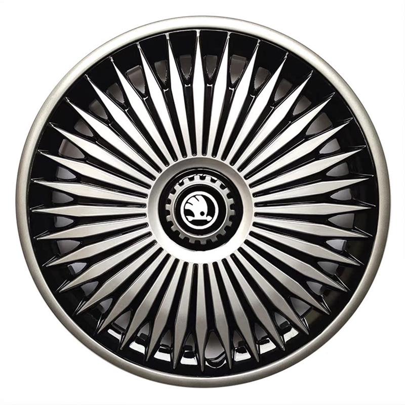 Wheel Covers for Skoda Fabia/Rapid: 14-inch/15-inch Spoke Steel Decorative Caps