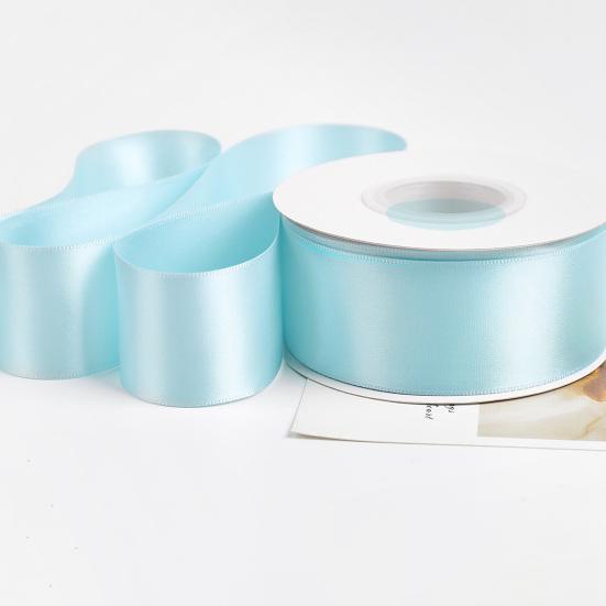 40mm Width Satin Ribbon 25 Yards Double Sided Ribbon Solid Color Smooth Ribbon for Gift Wrapping Bouquets Party Decorations