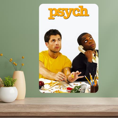Psych Metal TV Show Poster Sign 20x30cm（7.8x11.8inch）