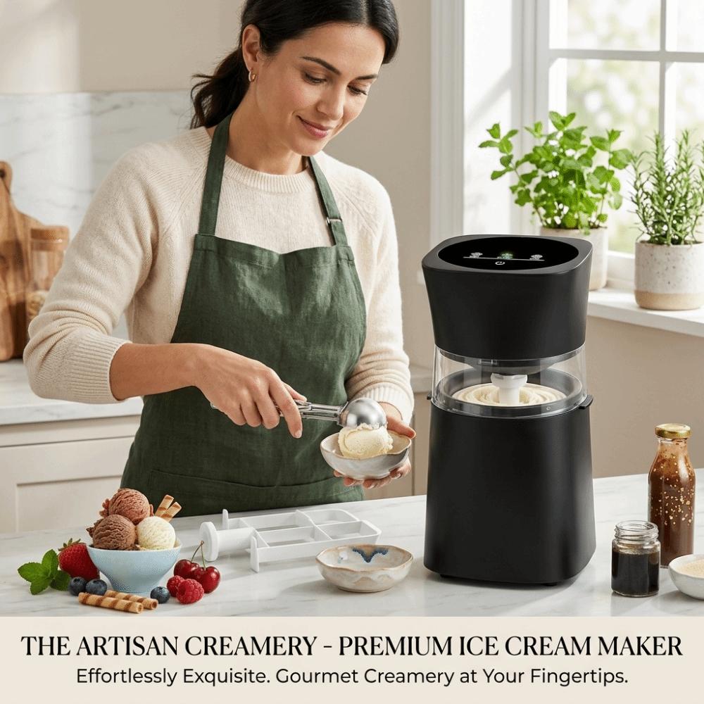 Silent Motor Frozen Yogurt Maker Automatic Operation Dessert Maker Gift For Families