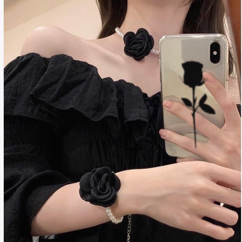 Funkelnde Diamant Schmetterling Perlenkette für Damen - Retro Süß Cool Leichter Luxus Schlüsselbeinkette