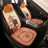 Cute Capybara Cartoon Hydrochoerus Universal Car Seat Cover Breathable Comfortable Cushion for Vehicle Seat Protection
