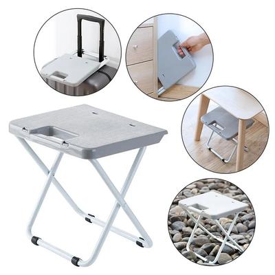 Tragbarer Campingstuhl Faltbarer Klappbarer Fußhocker Kompakter Sitz Mini Leichter Hocker für Reise Strand Rasen Picknick Outdoor