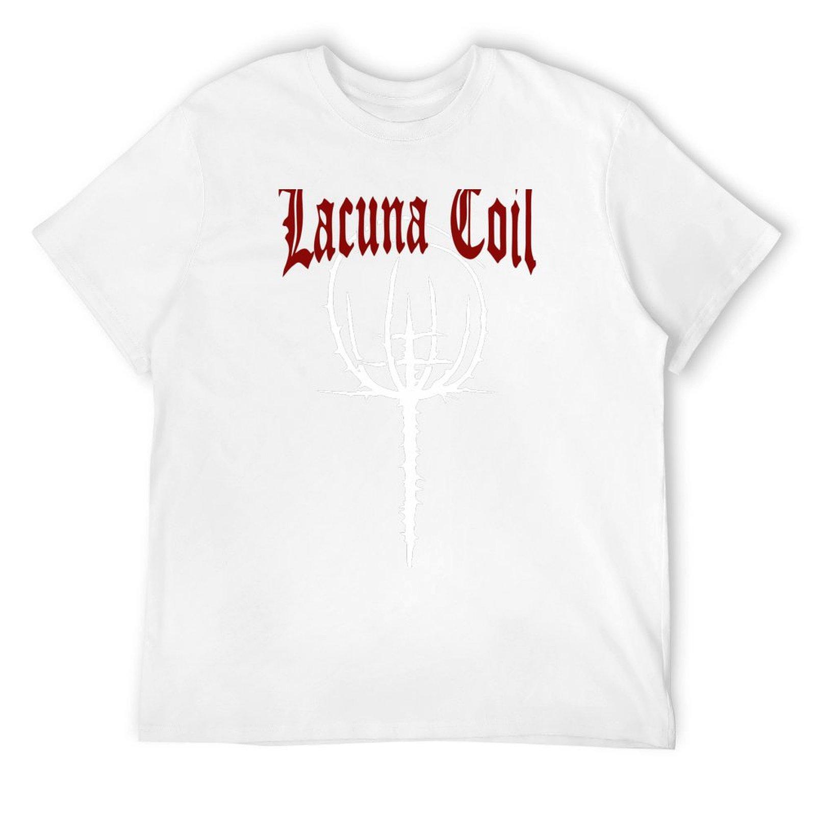 Lacuna Coil Comalies xx T-Shirt summer clothes hippie clothes tees plain white t shirts men S