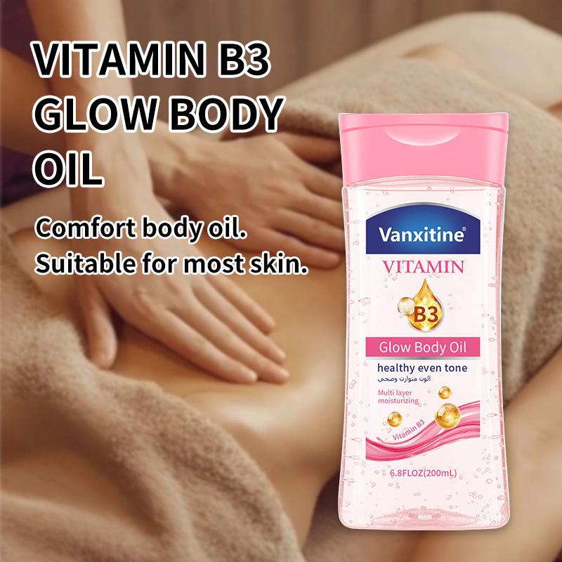 Vitamin B3 Körperöl Nicht abspülen Feuchtigkeitsspendendes Massagegel für Rücken Gua Sha und Entspannung Hautpflege