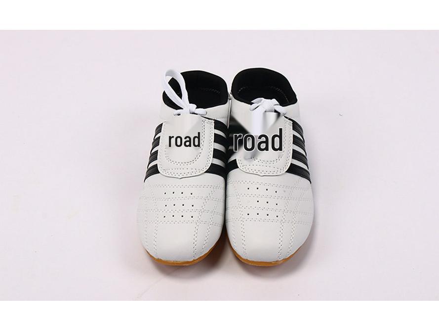 Boty na taekwondo a taiči se svrškem ze syntetické kůže a podrážkou z hovězí šlachy