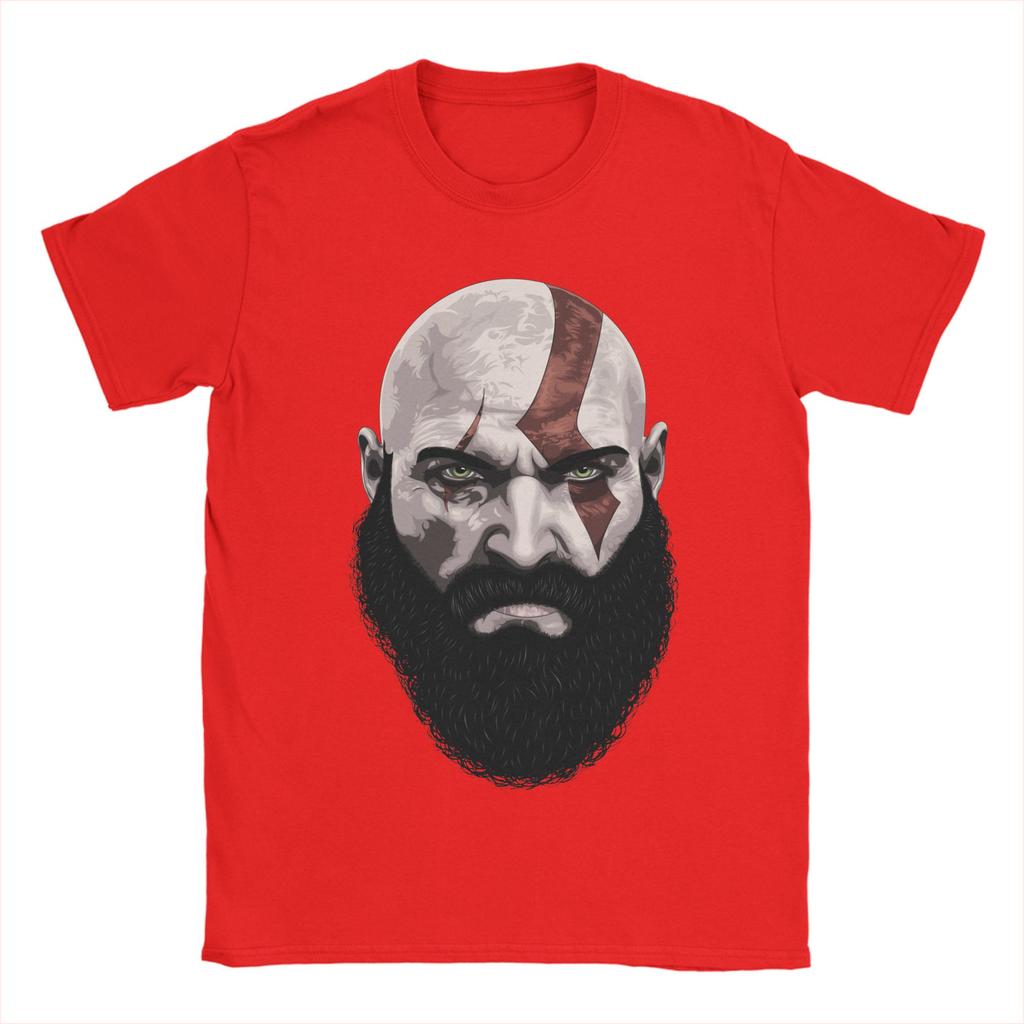 Vintage God of War Kratos TShirt Unisex Round Collar Cotton T Shirt Ghost of Sparta Short Sleeve Tee Shirt XL XL XL Tops