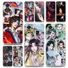 Heaven Official's Blessing Chinese Clear Phone Case For Xiaomi Redmi Note 12 5G 9S 9 8 10 11 Pro+ 9T 8T 10C 9C 9A 7 Pro Cover