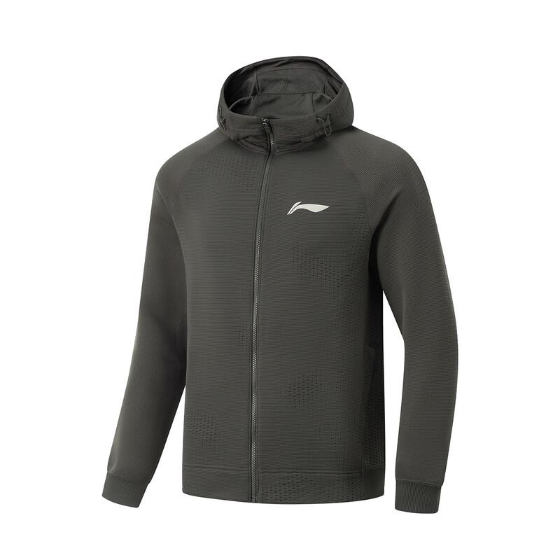 LI-NING Men s Professional Basketball Zip-Up Hoodie AWDU537-2 L