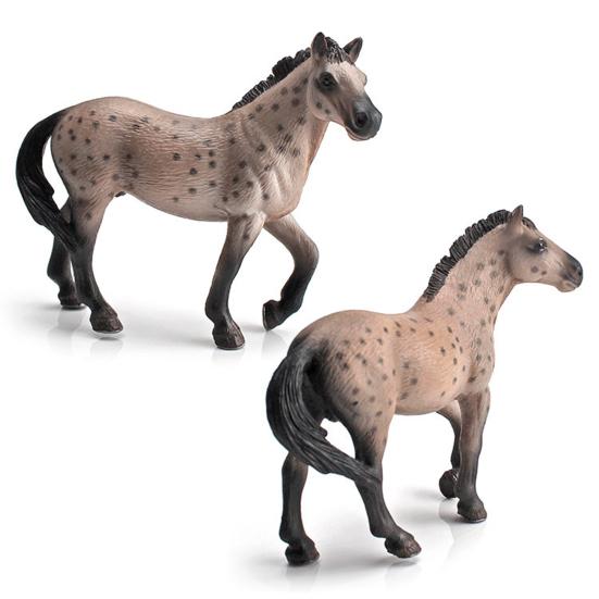 Horse Model Rust-proof Excellent Craftmanship Micro Decor Knapostu Stallion Pint Mare Action Figures Toy for Shelf Decor