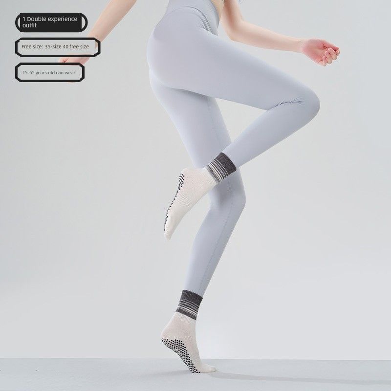 

Workout Aerobics Yoga Socks Summer Indoor Professional Sports Knee Socks Pilates Socks Non-Slip Socks Training Socks Shoes [1 pair of experience outfit] Lotus White