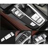 Car Central Handbrake Auto H Button Left side Covers Stickers Trim for BMW 5 series GT 5/6/7 series F10 F01 F02 X3 X4 X5 X6