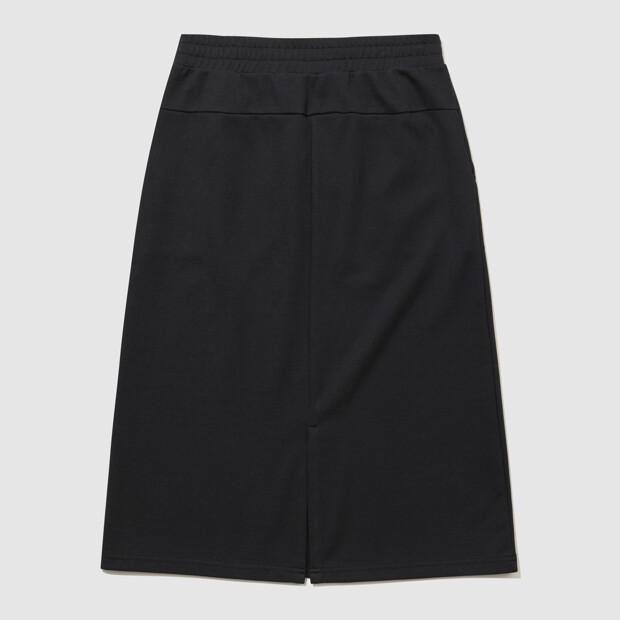 LECOQ Women'S Back Mesh Terry Skirt - Black Qr122Osk31
