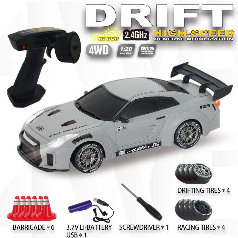 

Високошвидкісна RC дрифт-машина: Акумуляторний Повнопривідний для Дітей Lithium Battery x1 + Remote AA Battery x2