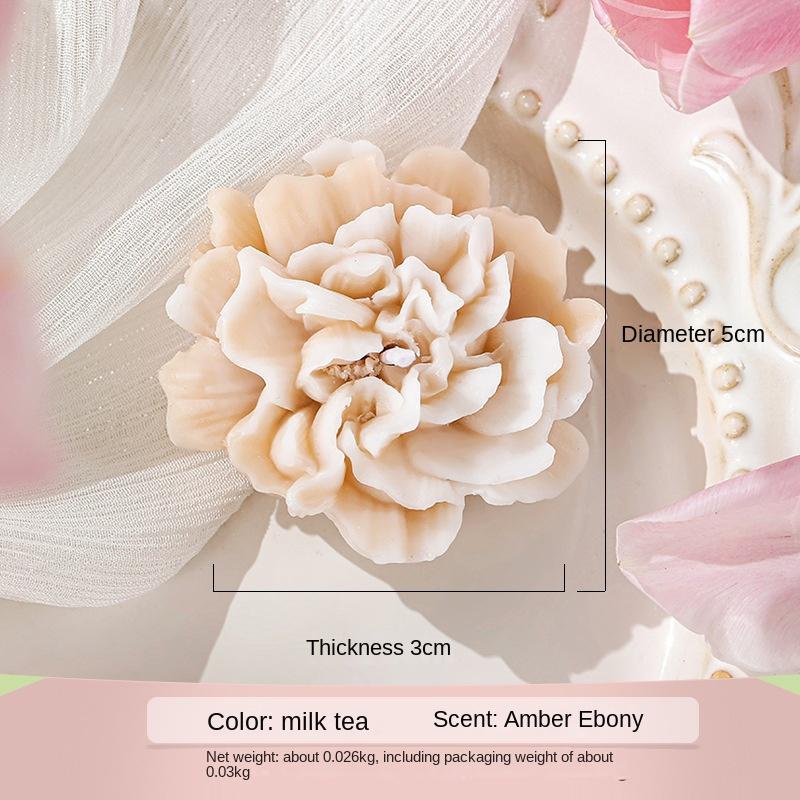 Mother's Day gift carnation flower-shaped handmade soybean scented candle Valentine's Day girl's companion gift flower candle