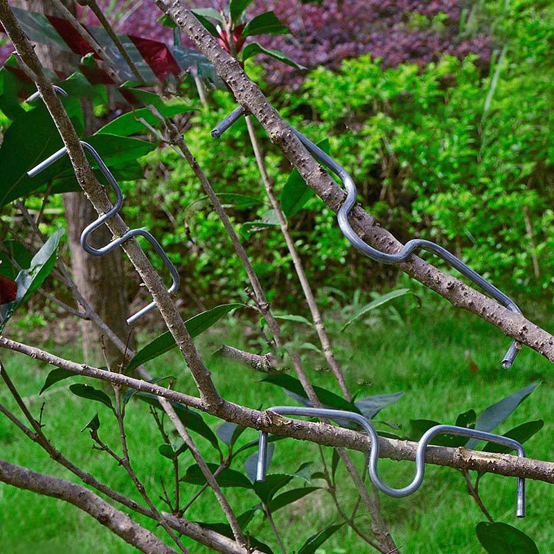 Fruit Tree Branch Shape Fixator Garden Yard Trees Support Holder Plants Vine Trainers M-Shaped Steel Wire Branch Bending Tools