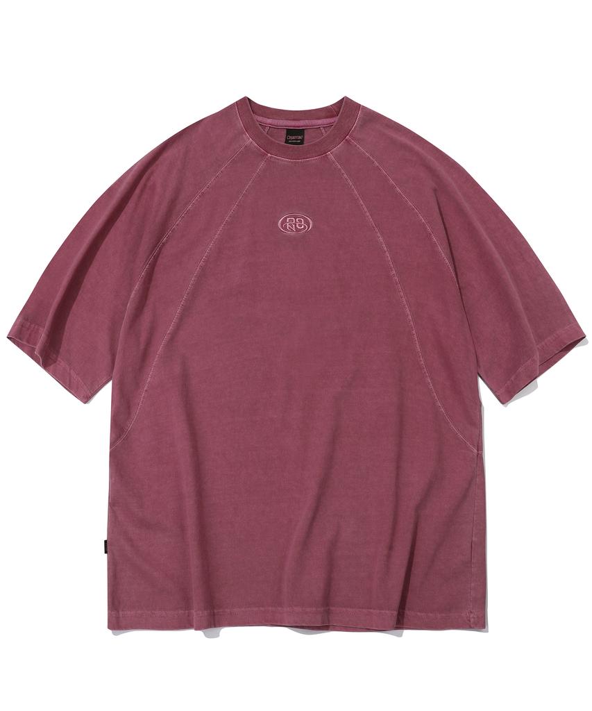 CPGN STUDIO Cp Pigment Cutout Short Sleeve T-Shirt Dusty Pink