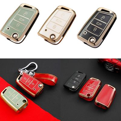 Caso chave do carro para VW/Volkswagen/Golf 7/MK7/Tiguan/MK2/SEAT/Ateca/Leon/FR 2/Ibiza/Skoda/Octavia