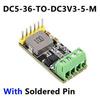 Mini DC-DC Step-Down Module: 5~36V Input, 5V/3.3V Output, 4A