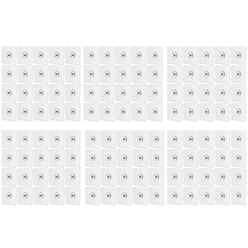 20-120Pcs Self-Adhesive Wall Hooks, Hanging Picture Frames, Posters, Clocks And Other Multi-Purpose, Home Organization