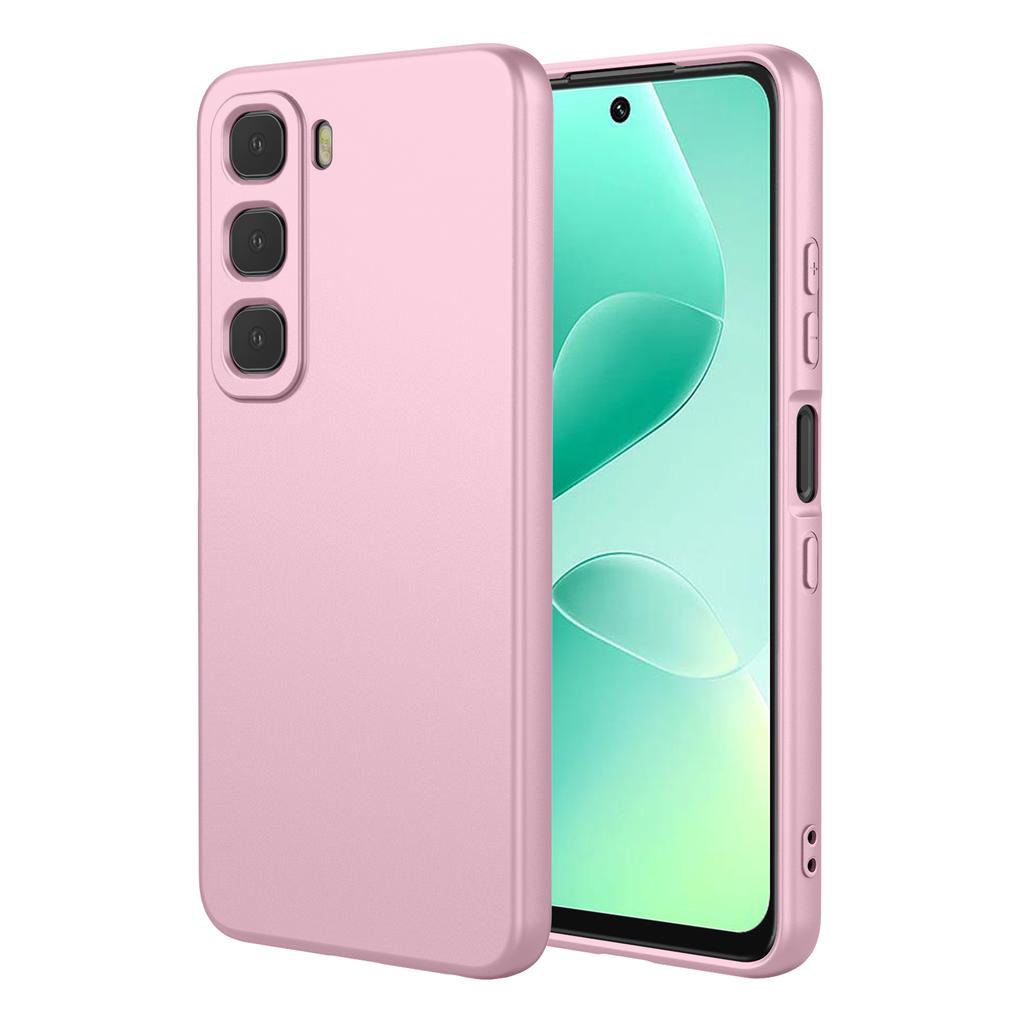 For Infinix Hot 60 5G/Hot 60i 4G Case Liquid Silicone Feel Soft TPU Protective Phone Cover