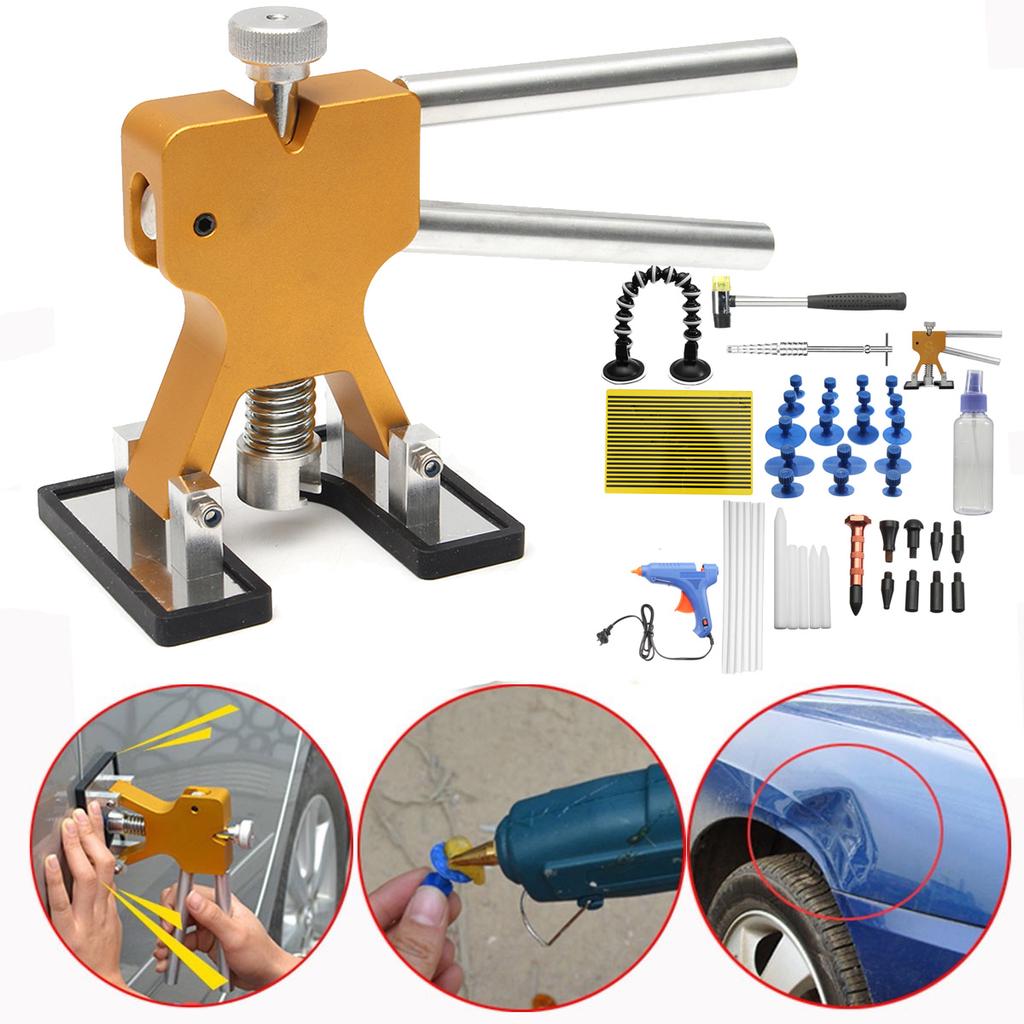 Buy 51Pcs Paintless Dent Repair PDR Tools Push Rods Hail Puller Lifter ...
