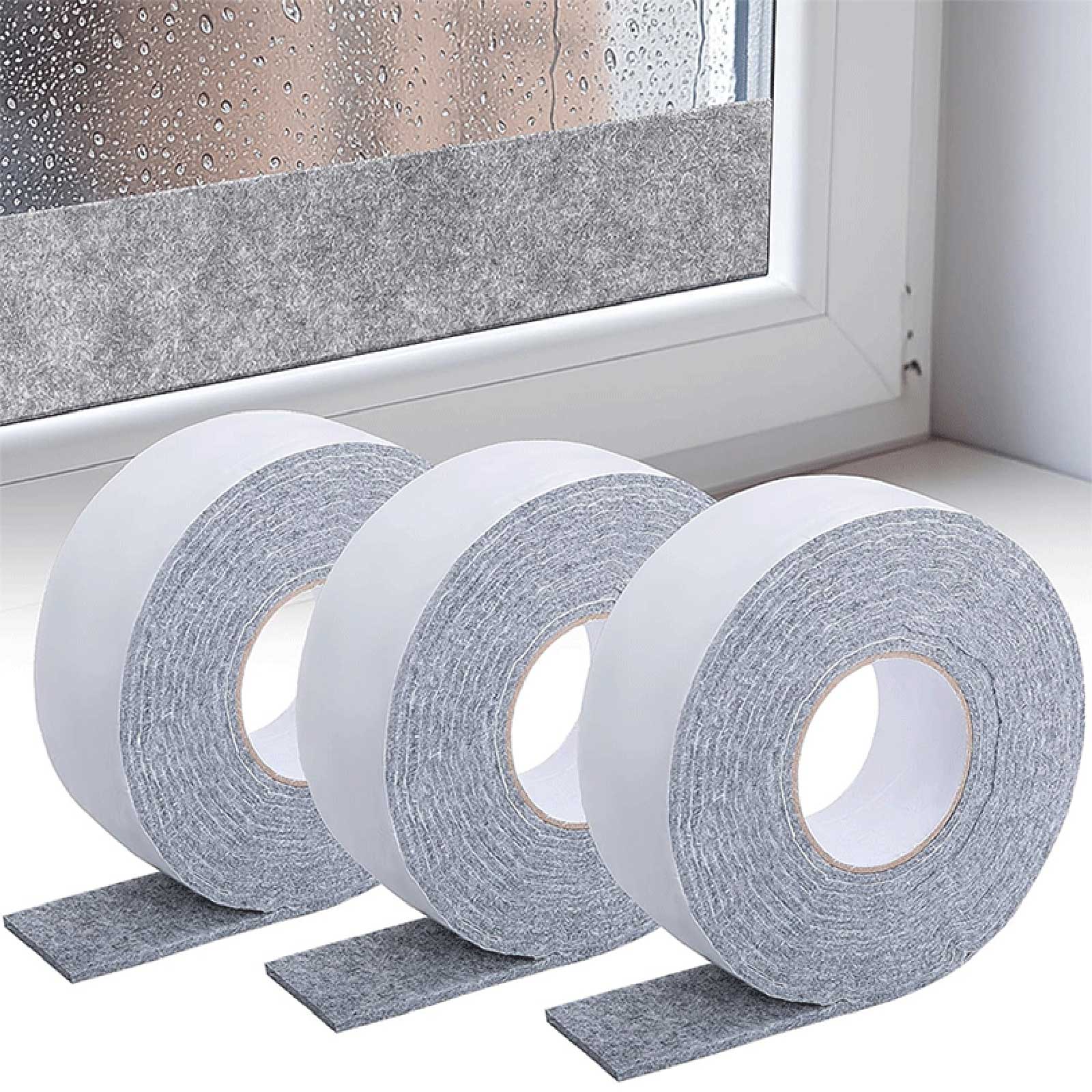 

Water Absorbing Strip Roll for Window Use with Backing Designed to Prevent Moisture and Condensation Build Up