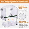 Window Bird Feeder with Strong Suction Cups - Clear Acrylic Bird Feeders for Outdoors, Sturdy and Durable