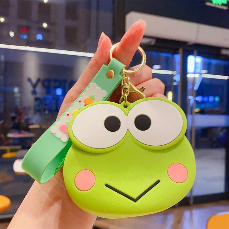 Cartoon Animal Silicone Keychain Bag - Kids' Coin Purse & Toy Pendant