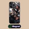 Anime Nier 2B Glass MagSafe Mobile Phone Case for iPhone 17 16 15 14 13 12 11 Air Pro Max Plus Mini Colorful Cover
