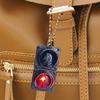 Traffic Signal Light Keychain Car Keychains Backpack Pendant Traffic Light Model with LED Lighting Creative Car Keyring For Kids