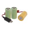USB to 4.5V LR20 D Batteries Eliminators,Power Adapter Cord Extended Lifespans for Clock Gadget Reusable and Easy to Use