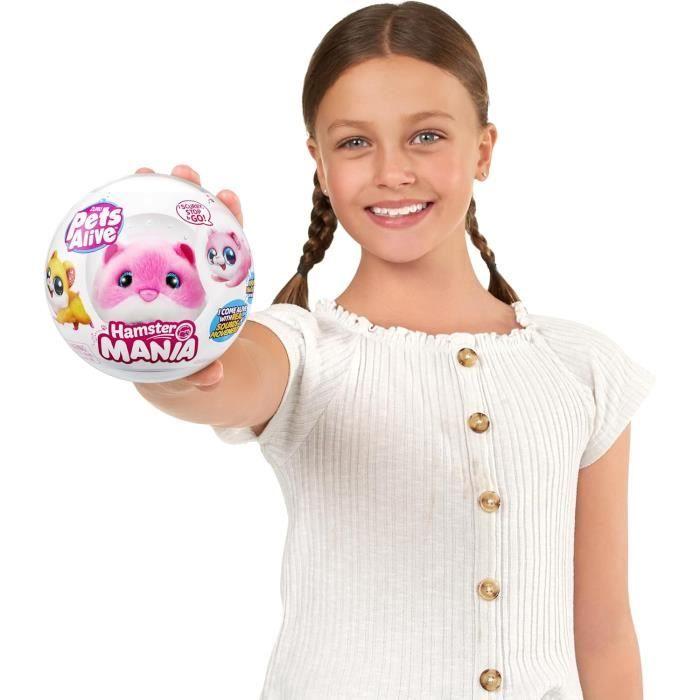 Animal électronique - Pets Alive - Hamster Mania - Orange - 20+ Sons interactifs - Petit