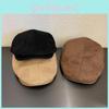 Color Fashion Solid Duckbill Hat With Breathable Suede Fabric For Casual Women