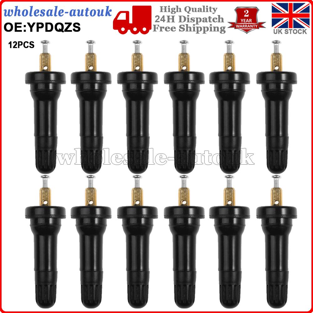12PCS TPMS Tyre Pressure Sensor Valve Stem Service Kit For Citroen Ford Mercedes